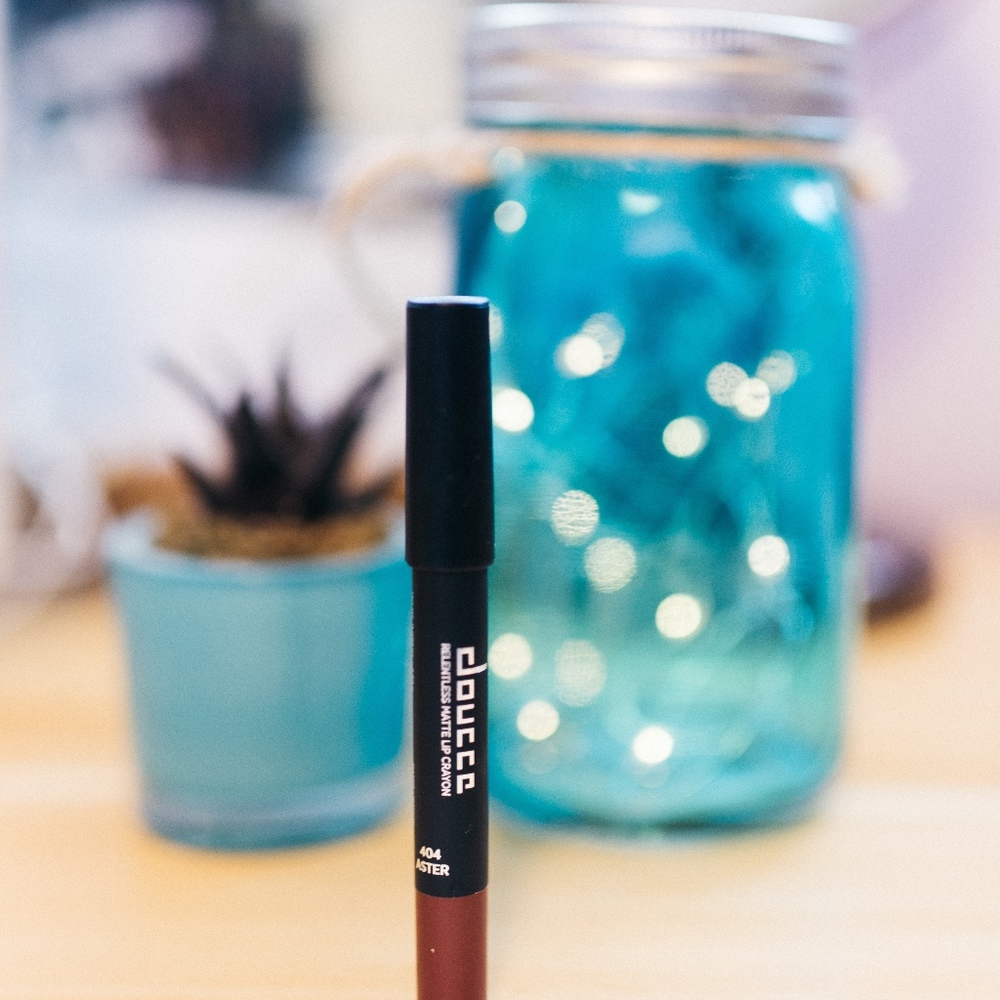Doucce Relentless Matte Lip Crayon in Aster